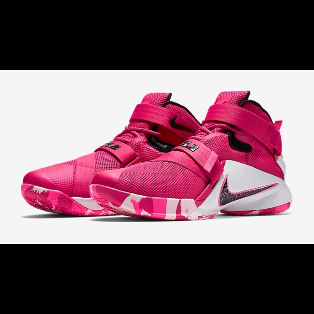 Pink LeBron Soldier 9 Think Pink